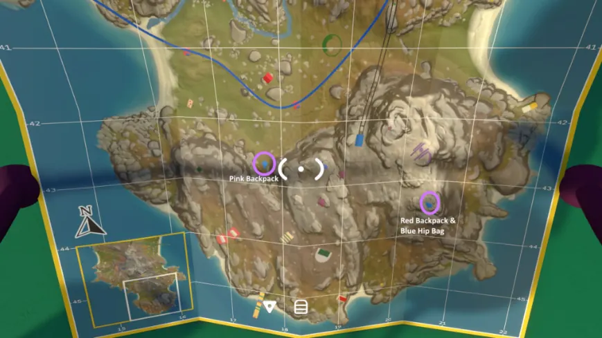 Southern map region overview
