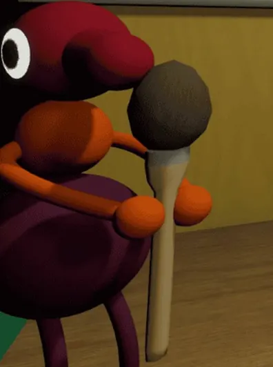 The paintbrush from the customization room